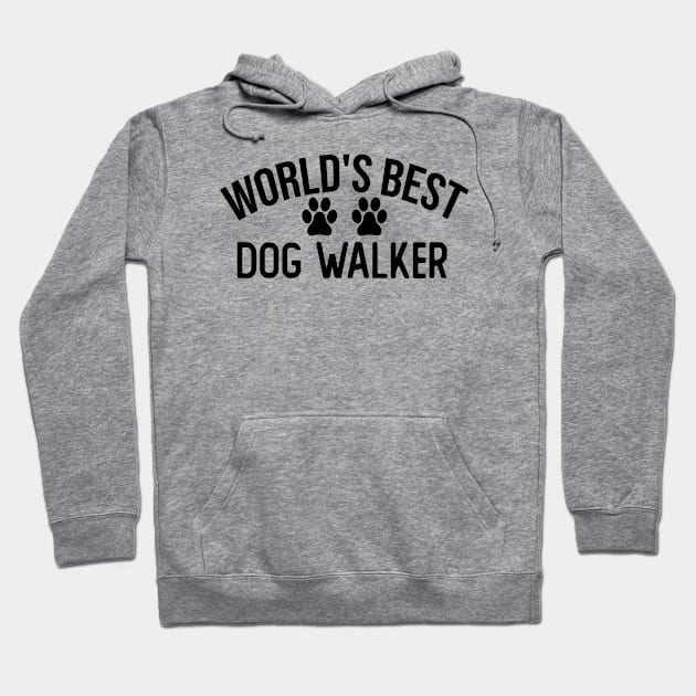 world s best dog walker dogs walking Hoodie by T-shirt verkaufen